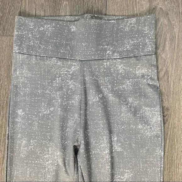 Mexx Women's Leggings Washed Tie Dye Ruched Grey High Rise Waist Size Medium - Picture 7 of 14